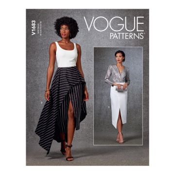 Vogue Sewing Pattern 1683 (A5) - Misses Evening Skirts Tops 6-14 V1683A5 6-14