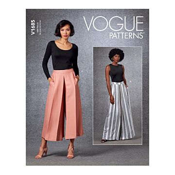 Vogue Sewing Pattern 1685 (E5) - Misses Jumpsuit & Short 14-22 V1685E5 14-22