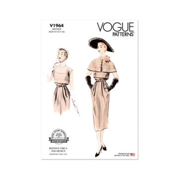 Vogue Sewing Pattern 1964 (B5) Misses Dress and Capelet  8-16