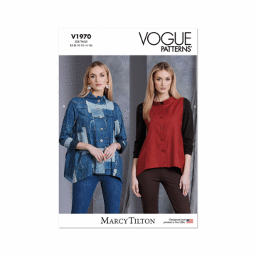 Vogue Sewing Pattern 1970 (B5) Misses Vest & Jacket by Marcy Tilton  8-16