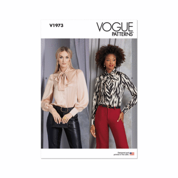 Vogue Sewing Pattern 1973 (H5) Misses' Blouse  6-14