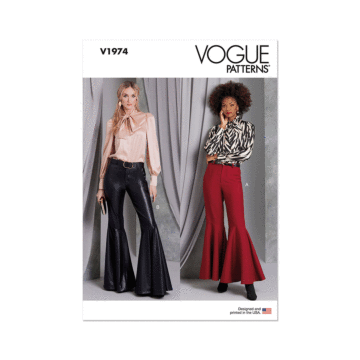 Vogue Sewing Pattern 1974 (H5) Misses' Pants  6-14