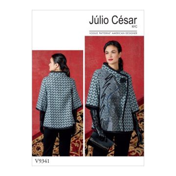 Vogue Sewing Pattern 9341 (Y) - Misses Jacket S-M V9341 S-M