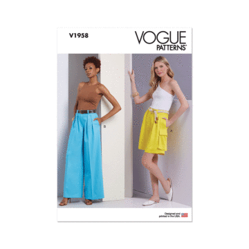 Vogue Sewing Pattern 1958 (A5) Misses' Shorts and Pants  6-14