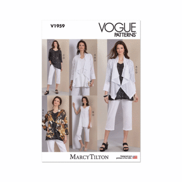 Vogue Sewing Pattern 1959 (B5) Jacket, Tunics & Pants by Marcy Tilton  8-16