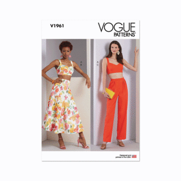 Vogue Sewing Pattern 1961 (E5) Misses' Top, Skirt and Pants  14-22
