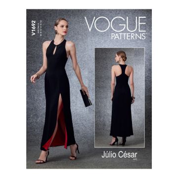 Vogue Sewing Pattern 1692 (F5) - Misses Special Occasion Dress 16-24 V1692F5 16-24