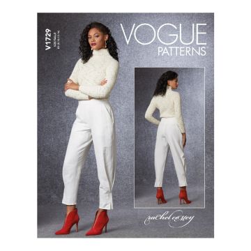 Vogue Sewing Pattern 1729 (B5) - Misses Pants 8-16 V1729B5 8-16