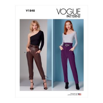 Vogue Sewing Pattern 1848 (B5) - Misses Petite Pants 8-16 V1848B5 8-16