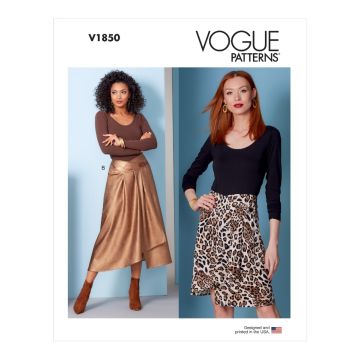 Vogue Sewing Pattern 1850 (B5) - Misses Skirt 8-16 V1850B5 8-16