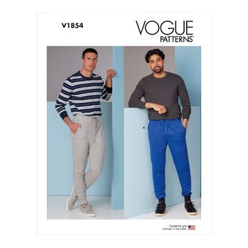 Vogue Sewing Pattern 1854 (MUU) - Mens Pants 34-40 V1854MUU 34-40