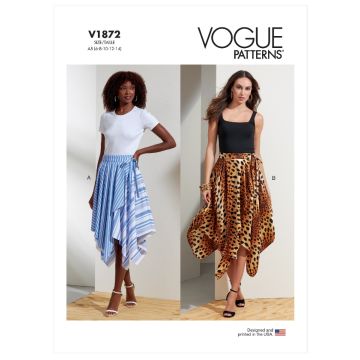 Vogue Sewing Pattern 1872 (F5) - Misses Skirts 16-24 V1872F5 16-24