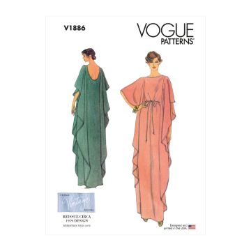 Vogue Sewing Pattern 1886 (A) - Misses Caftan XS-XXL