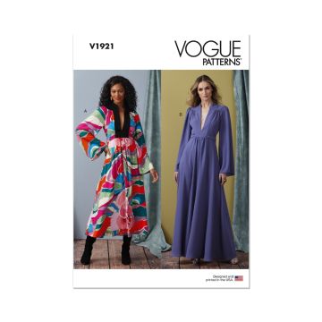 Vogue Sewing Pattern 1921 (E5) - Misses Dress 14-22