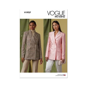Vogue Sewing Pattern 1927 (B5) - Misses D-Breasted Jacket 8-16