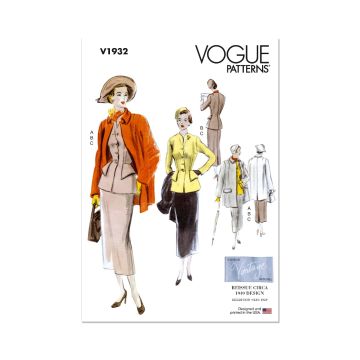 Vogue Sewing Pattern 1932 (F5) - Misses Suit & Coat 16-24