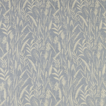 ILIV Wild Grasses BCI Cotton Curtain and Upholstery Fabric Cornflower 140cm